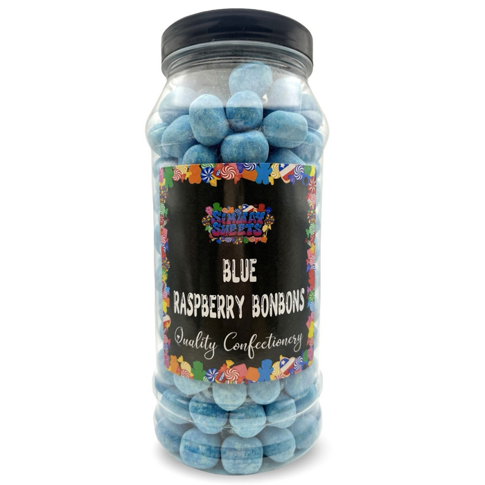 Blue Raspberry Flavour BonBons Retro Sweets Bon Bons Gift Jar - 760g