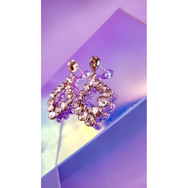 Devote Crystal Drop and Dangle Earrings