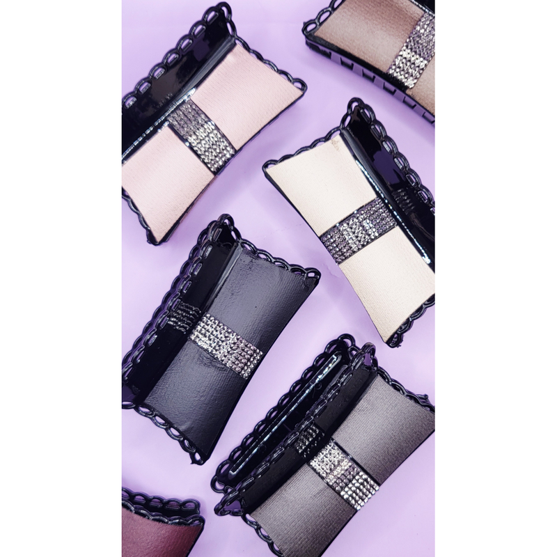 Luxe Rhinestone Hair Clamps Pack of 12