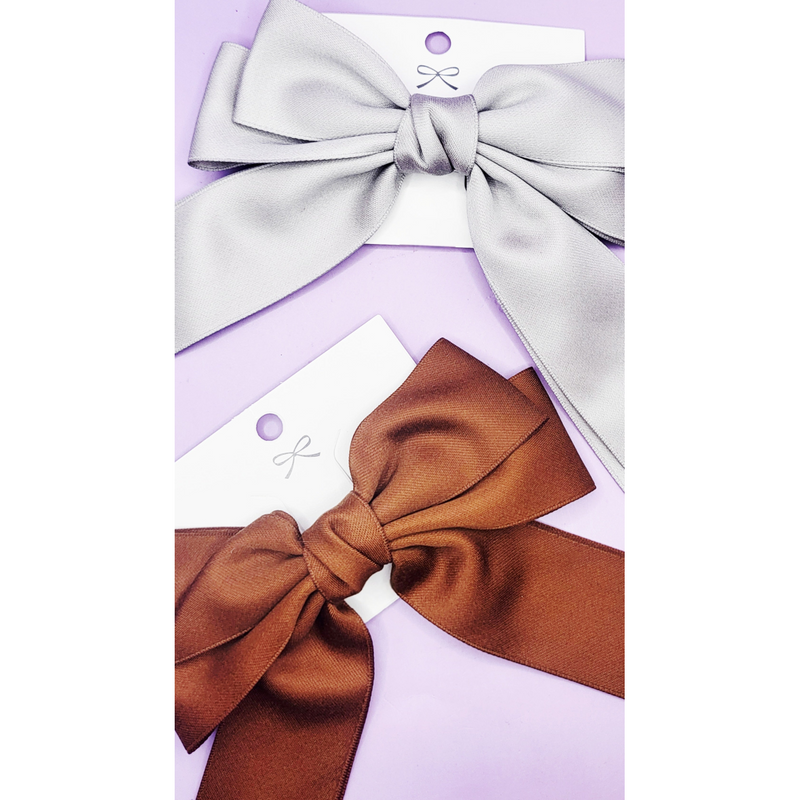 Hair Bow Clip Slide Pack of 12