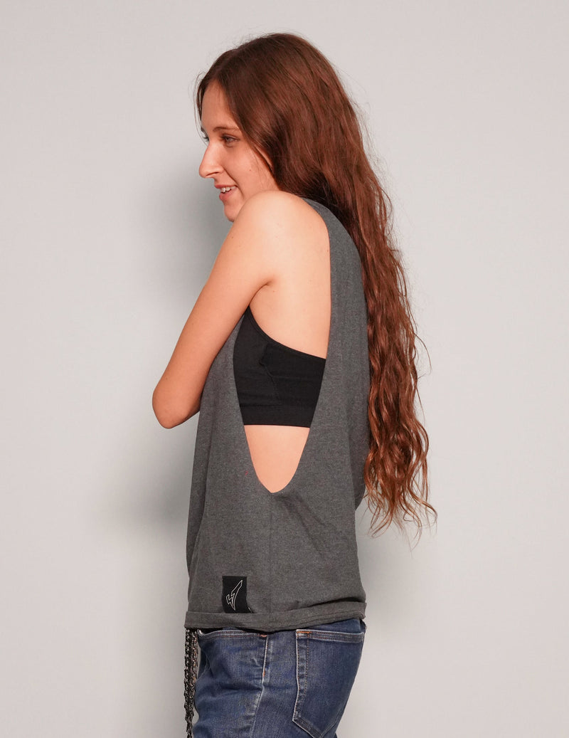 'Saint' T-Shirt in Grey