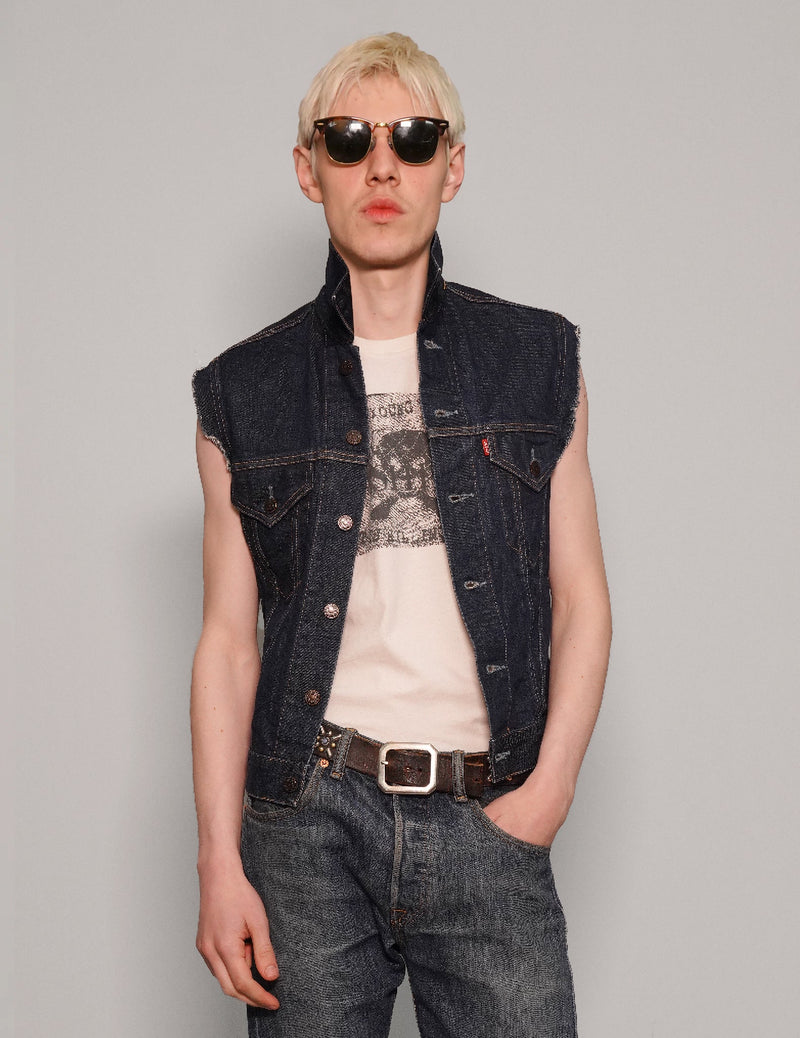 Vintage Levi's Patched Denim Gilet
