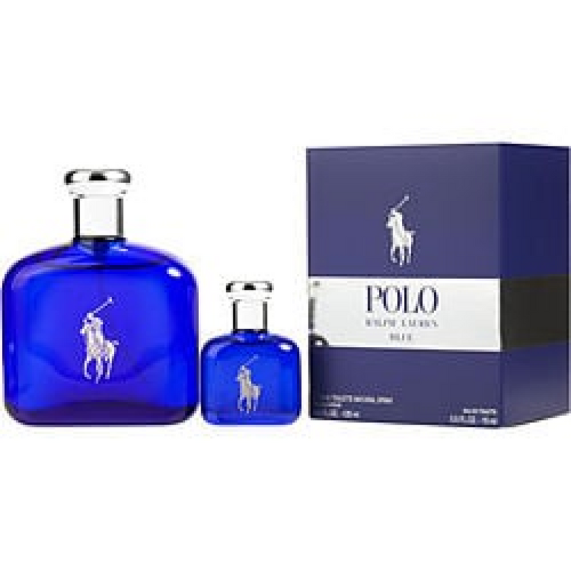 Ralph Lauren Polo Blue Gift Set (Eau De Toilette Spray 125ml  Eau De Toilette Spray 15ml)
