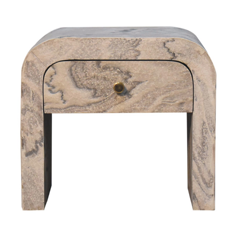 Artisan Furniture Solid Wood Nouveau Bedside