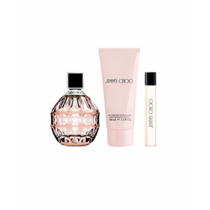 Jimmy Choo Gift Set (Eau De Parfum 100ml  Body Lotion 100ml  Eau De Parfum 7.5ml)