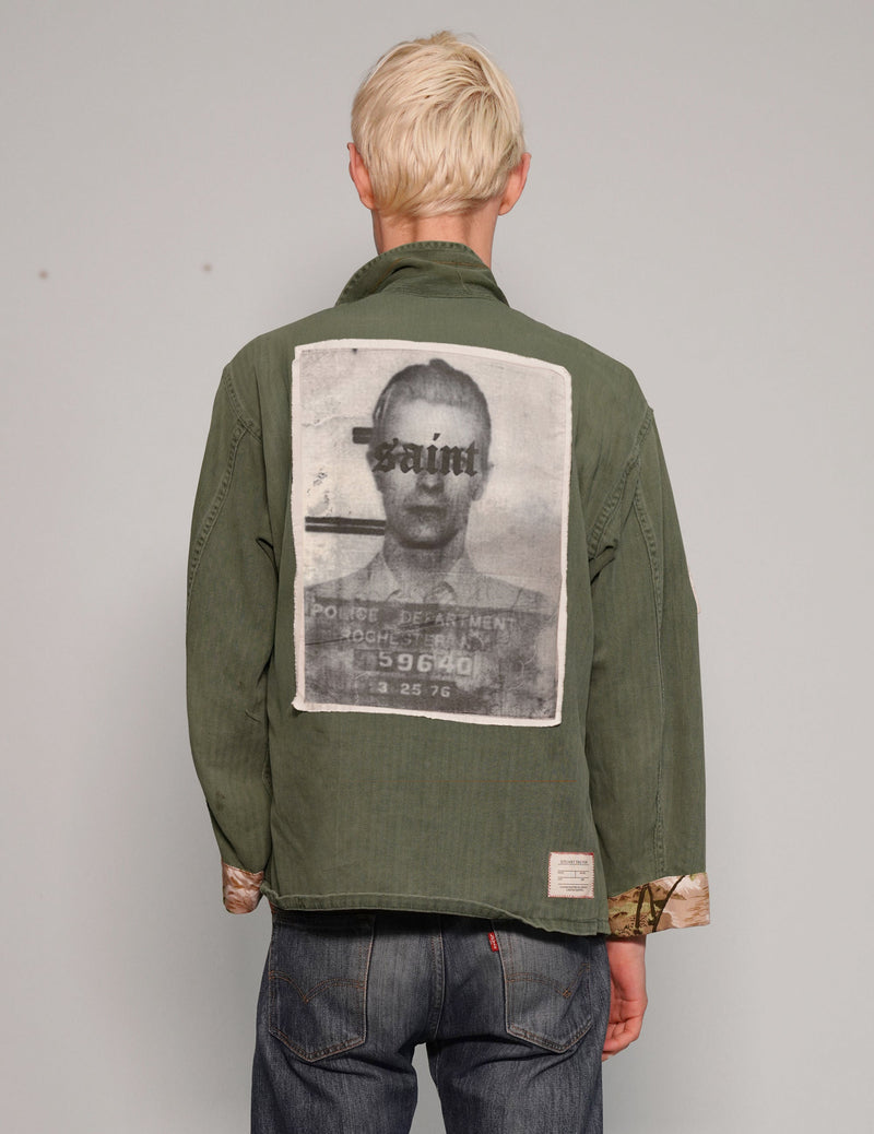 'Saint' Patched Field Shirt