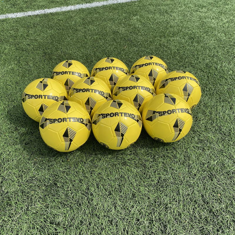 Eclipse Training Football Bundle [10 Pack] + Free Ball Carry Bag