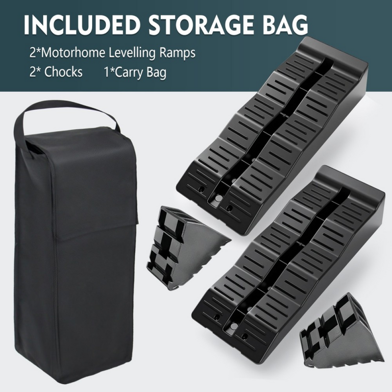 Caravan Levelling Ramp Set Heavy Duty Motorhome RVs 5 Tonnes 2 Pack