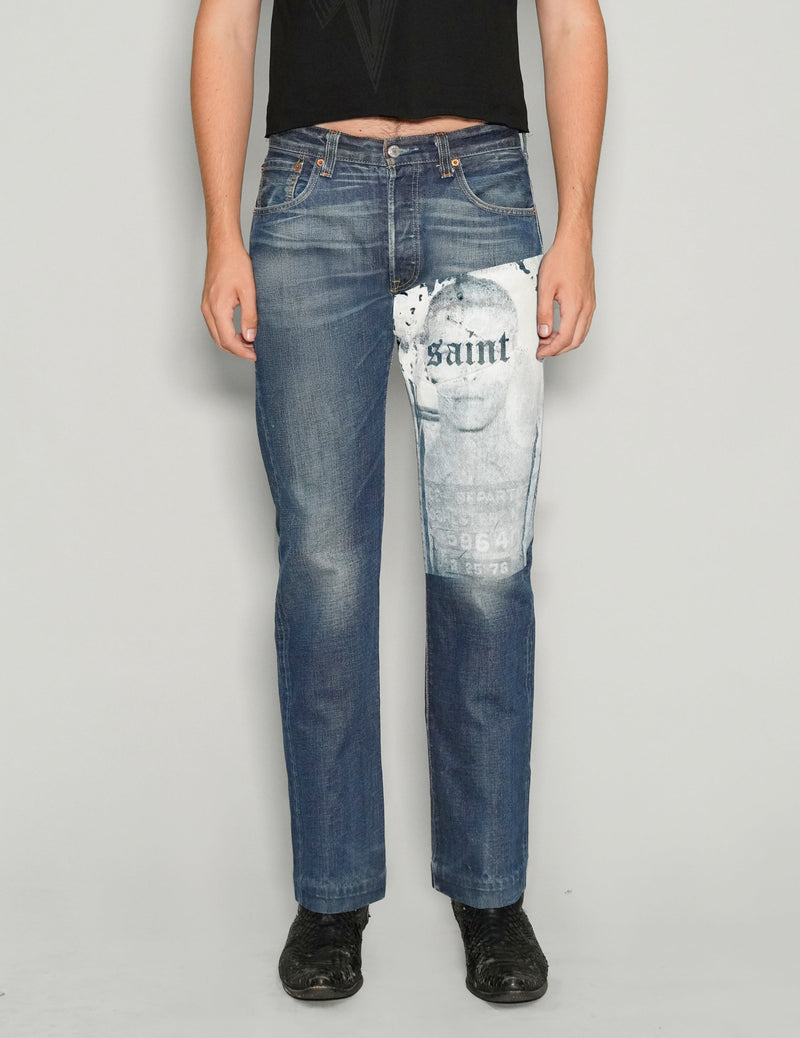'Saint' Jeans in Blue.