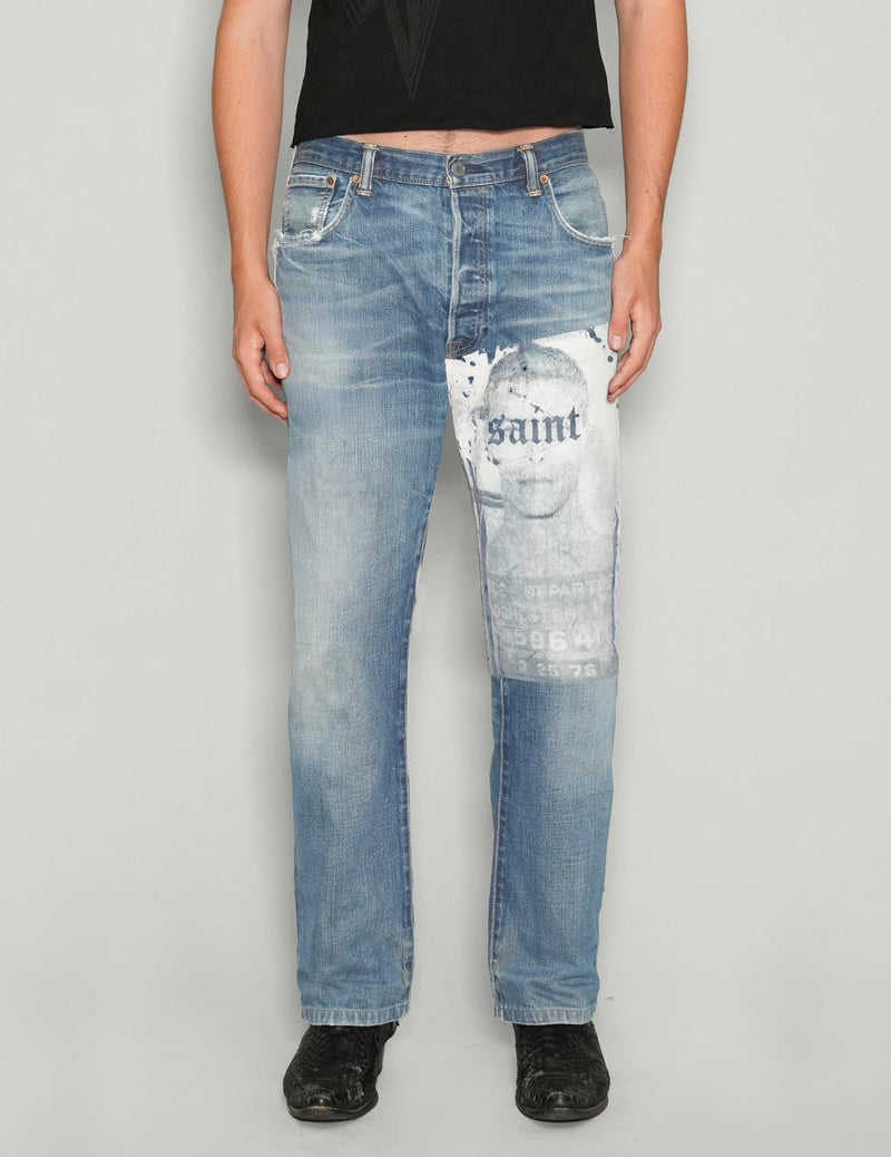 'Saint' Jeans in Light Blue