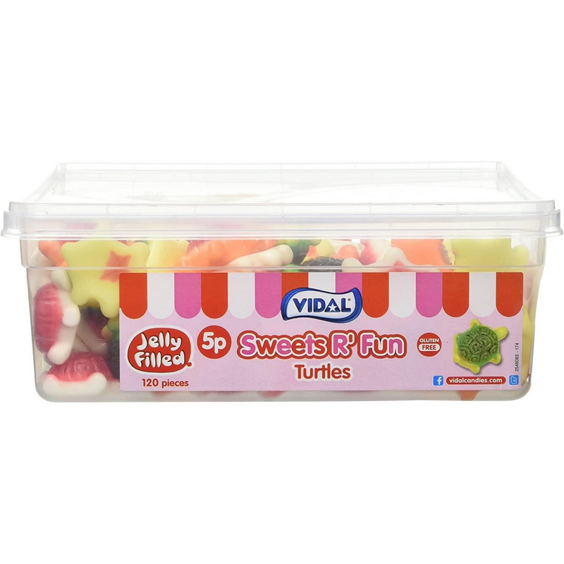Jelly Filled Turtles 120 Pieces Sweets