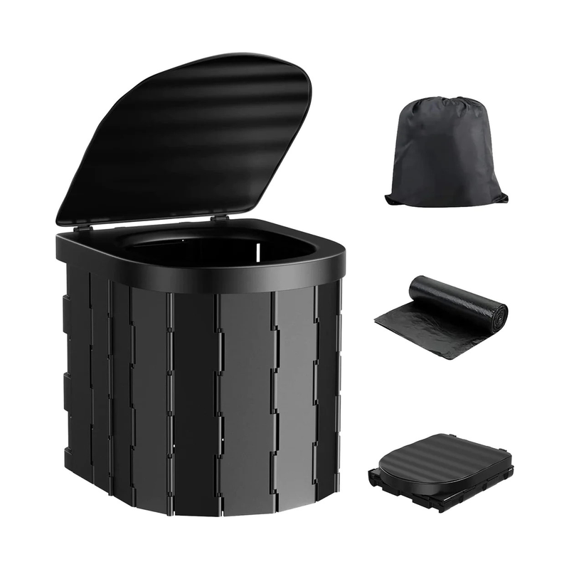 Folding toilet
