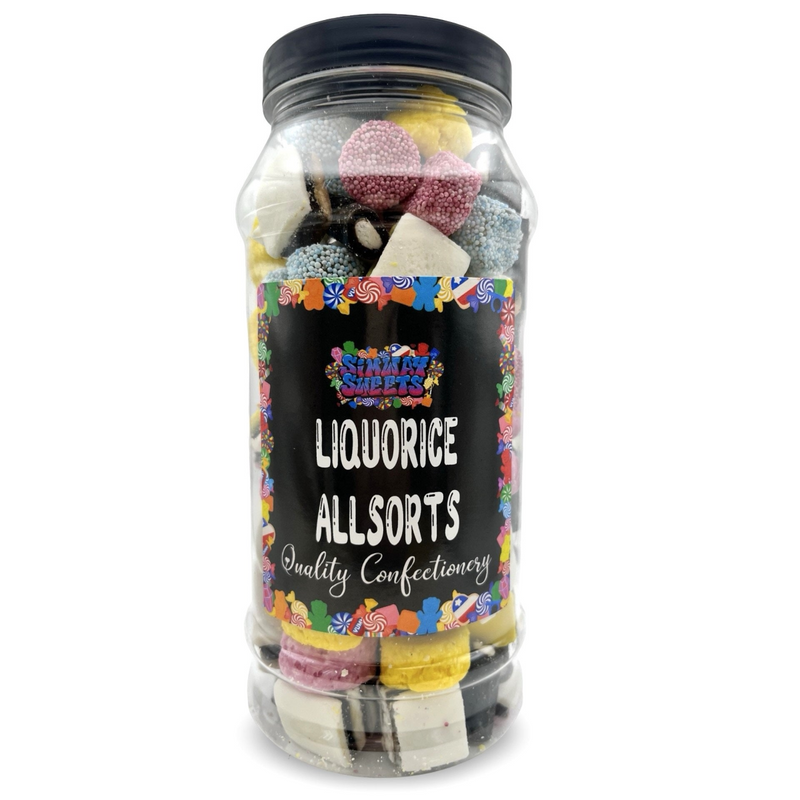 Liquorice Allsorts Sweets Gift Jar - 700g