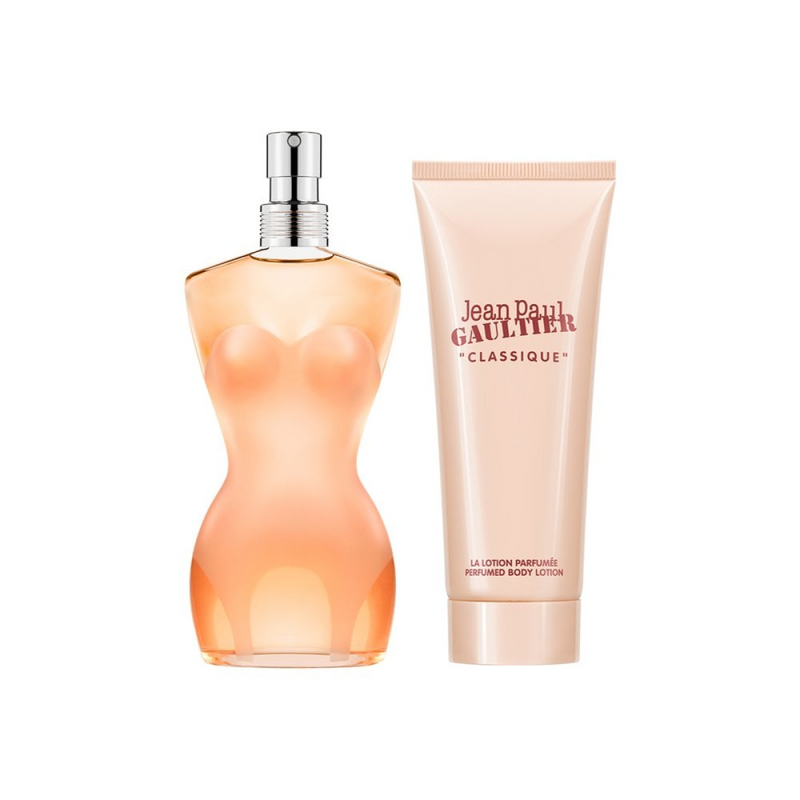 Jean Paul Gaultier Classique Gift Set (Eau De Toilette Spray 100ml  Body Lotion 75ml)