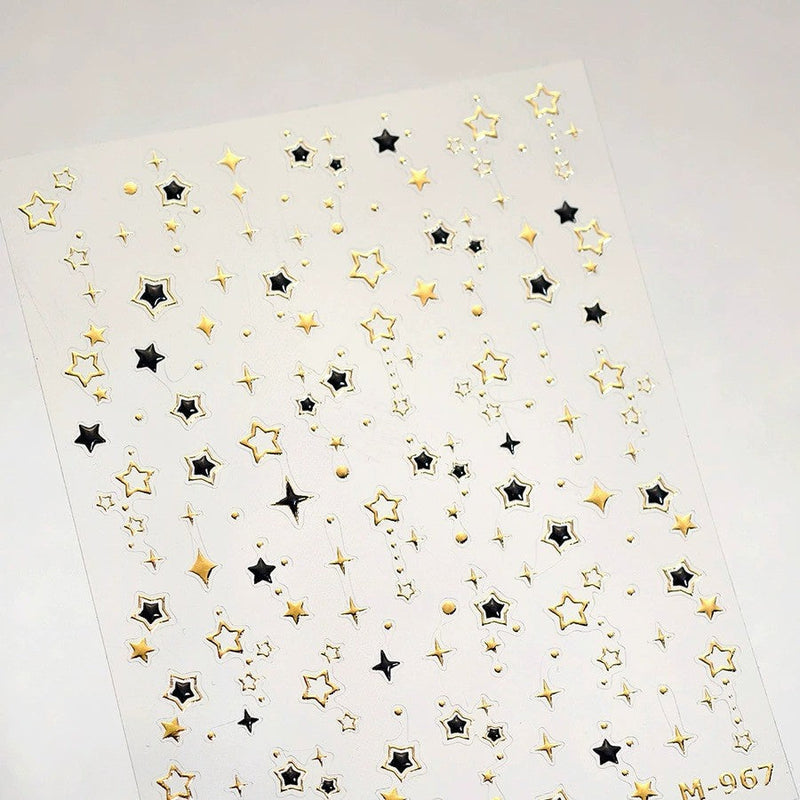 Hello Claws | Gold Star Nail Deco Sticker