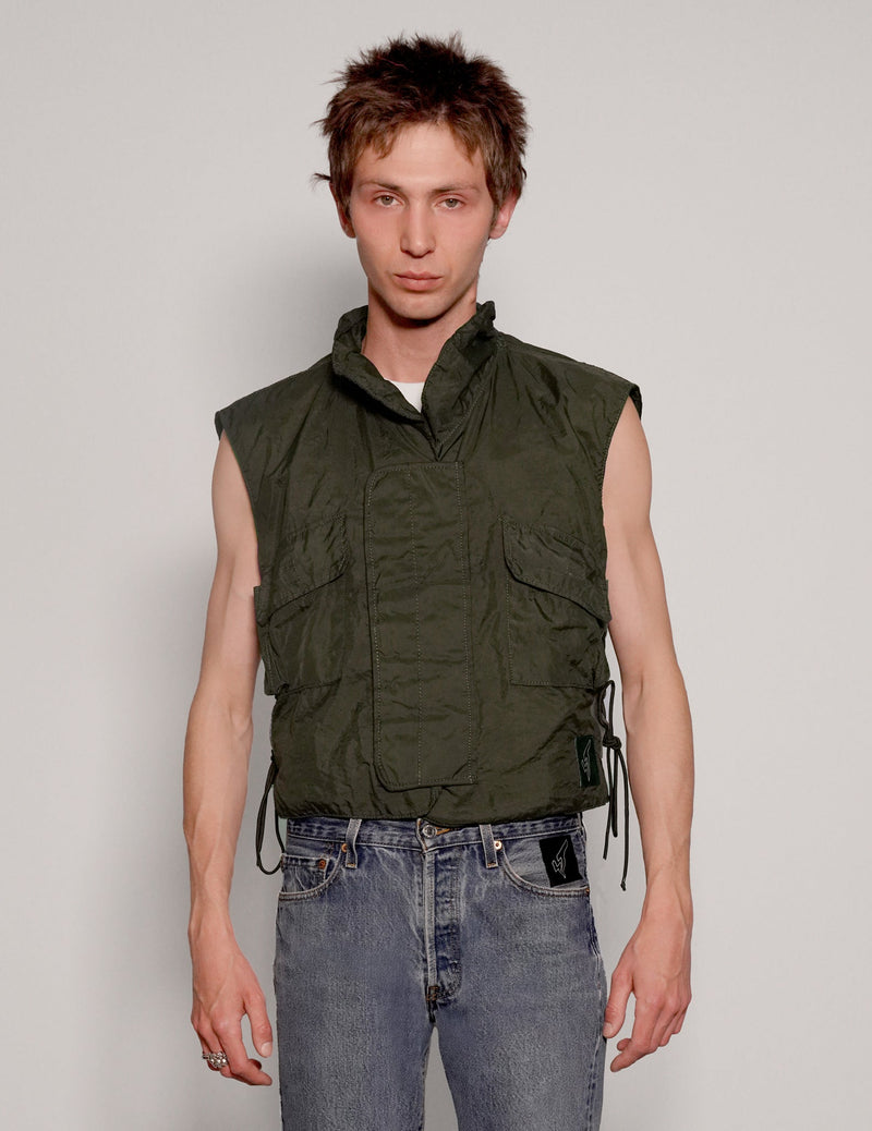 Ex Military Flak Vest in Khaki