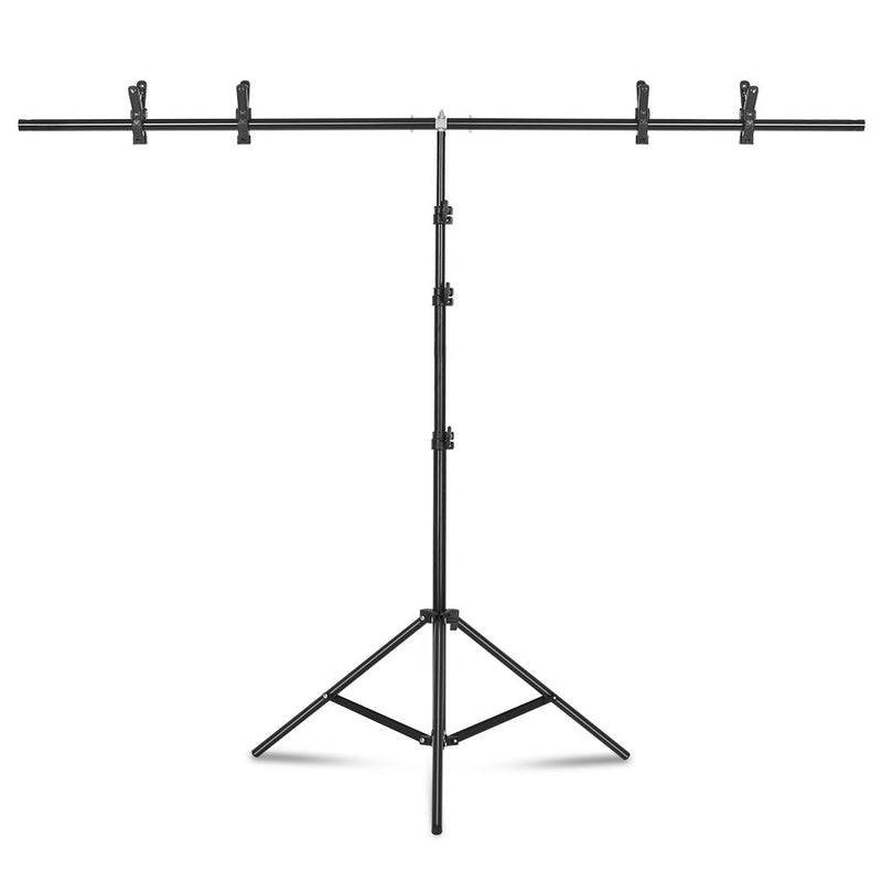 improved version with 150cm cross bar T-shaped bracket iron black photography Stand