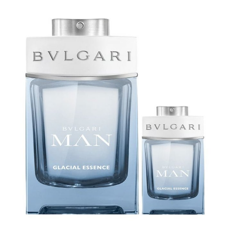 Bvlgari Man Glacial Essence Eau De Parfum Spray 100ml / 15ml