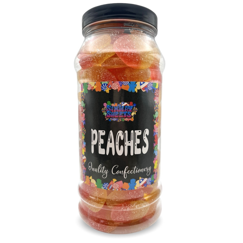 Peaches Retro Sweets Gift Jar - 815g