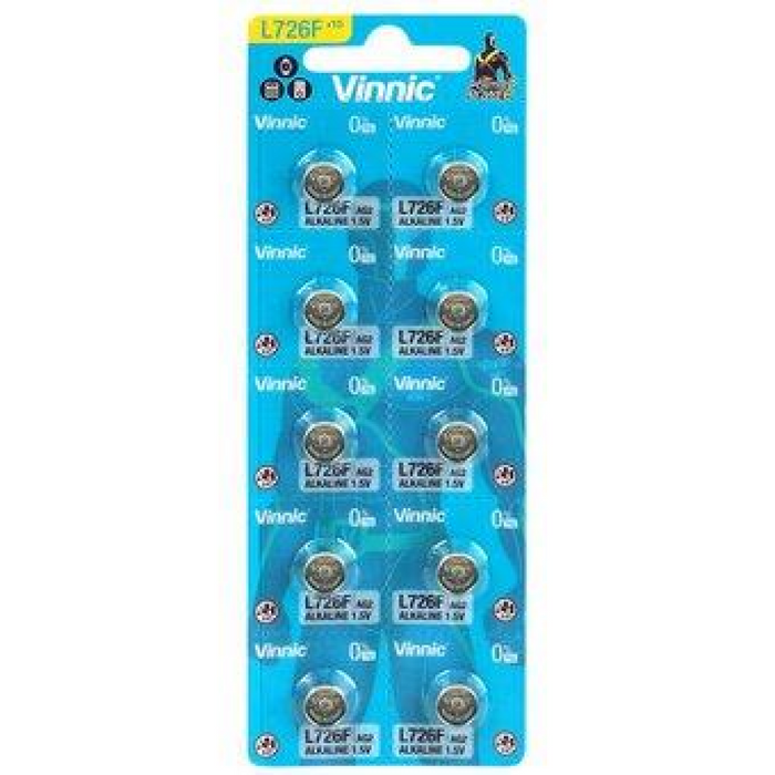 Vinnic L726 AG2 Watch Battery Card of 10