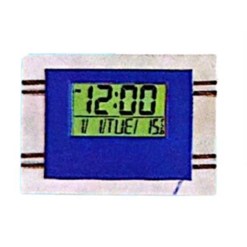 Kadio Kenko Digital Blue with Temperature Day/Date Display Wall Mounted Clock