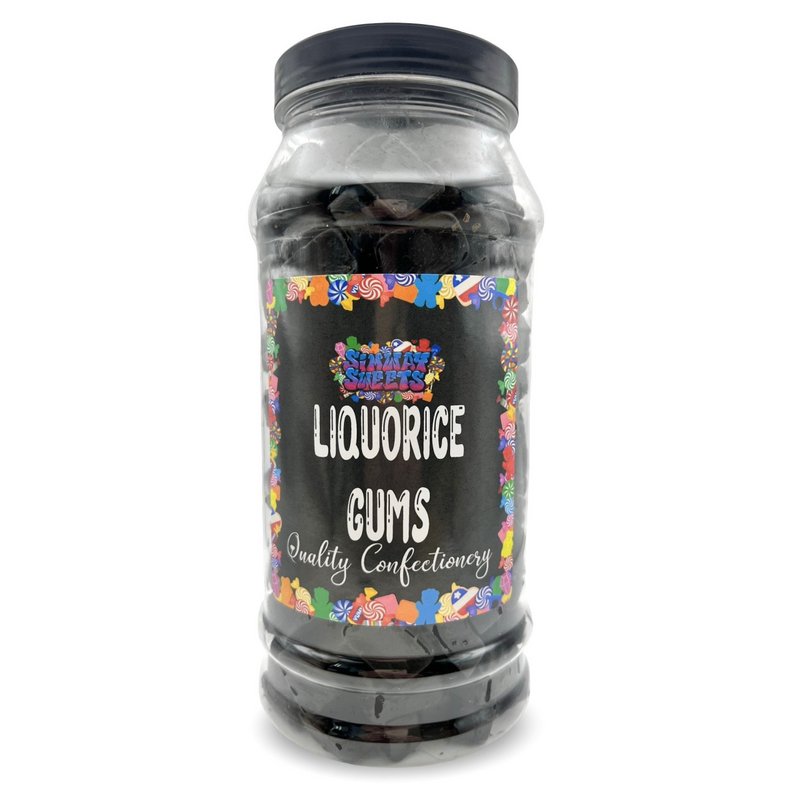 Traditional Lion Liquorice Gums Retro Sweets Gift Jar - 770g