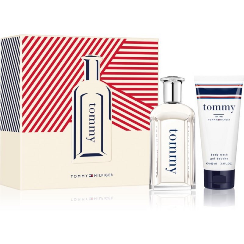Tommy Men Gift Set (Eau De Toilette 100ml  Body Wash 100ml)