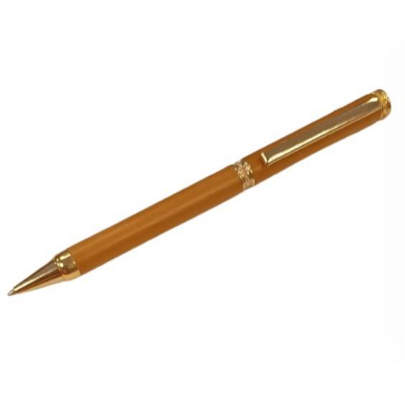 Imperial Wood Light Brown Gold Trim Ball Pen IMP341M