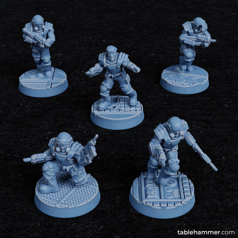 Factory Guard Rangers – Human Riflemen Soldiers (Accell Union)