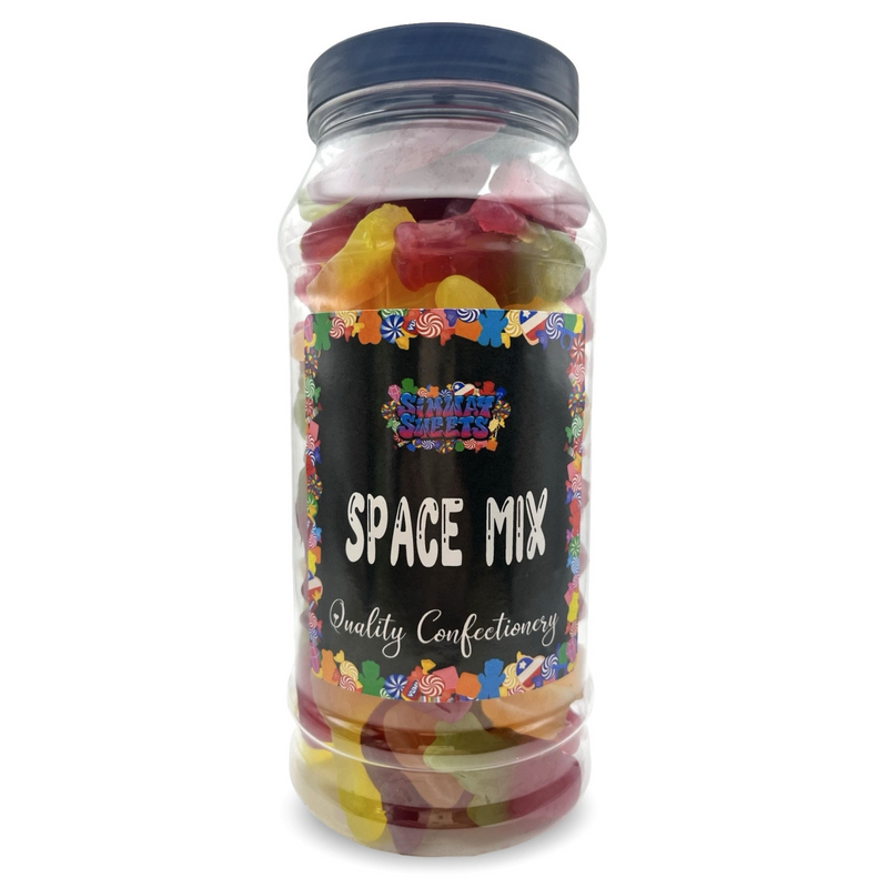 Space Mix Retro Gummy Sweets Gift Jar - 645g