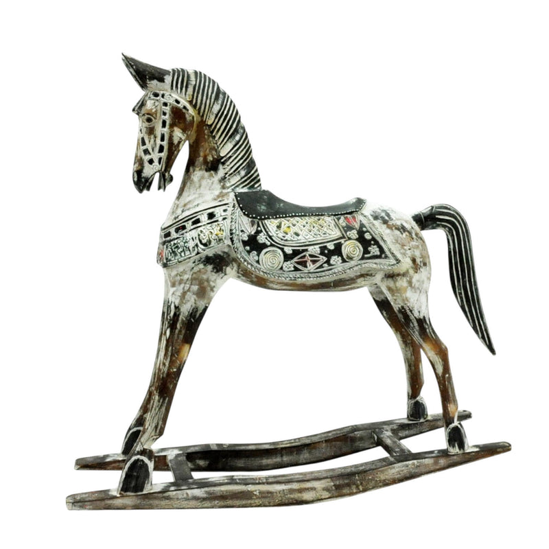 45 cm WOODEN HORSE Home Decor