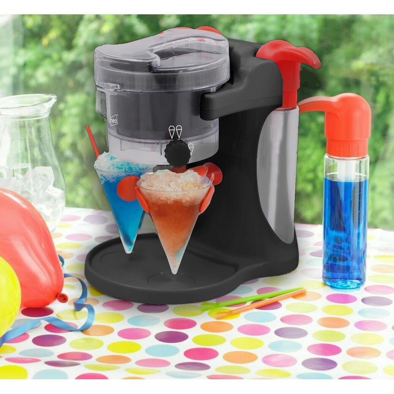 Neo Black Ice Snow Cone Slushy Maker Machine