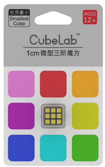 Cubelab 1cm 3x3x3 black