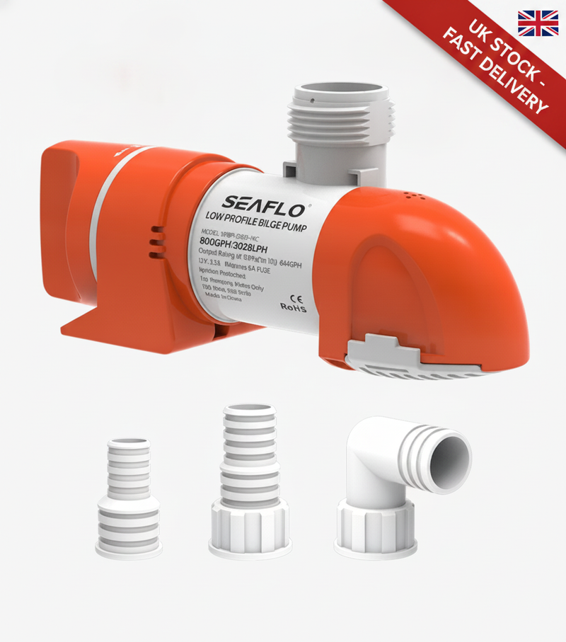 SEAFLO 24V 1100GPH 14C Low Profile Non-Automatic Bilge Pump
