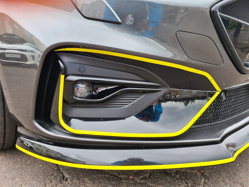 Carbon Fibre Look Front Fog Surround for MK4 ST & ST Line | CEUK