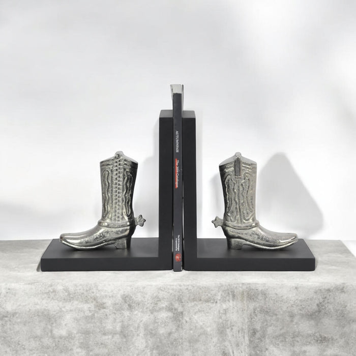 18CM ALUMINIUM  BOOT BOOKENDS