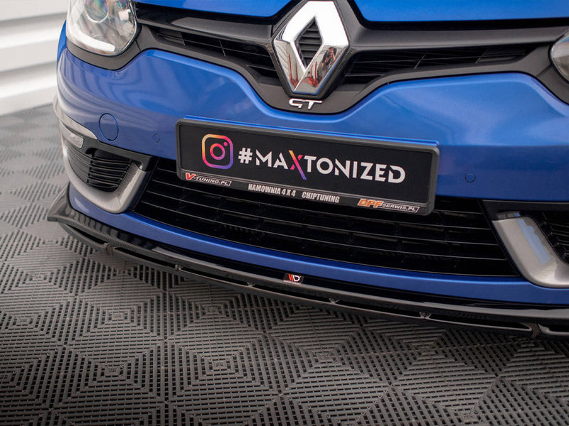Maxton Design - FRONT SPLITTER RENAULT MEGANE GT LINE GRANDTOUR MK3 FACELIFT