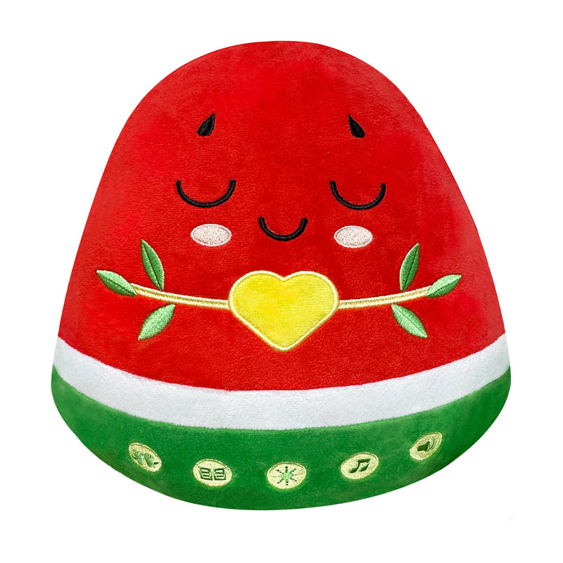 Interactive Nūr Watermelon Dua Pillow & Plushie | Islamic Toys for Kids