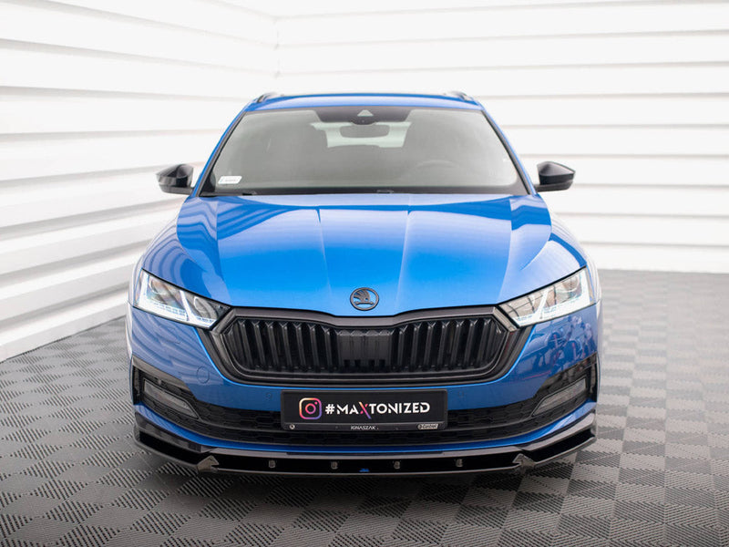 Maxton Design - FRONT SPLITTER V.1 SKODA OCTAVIA SPORTLINE MK4