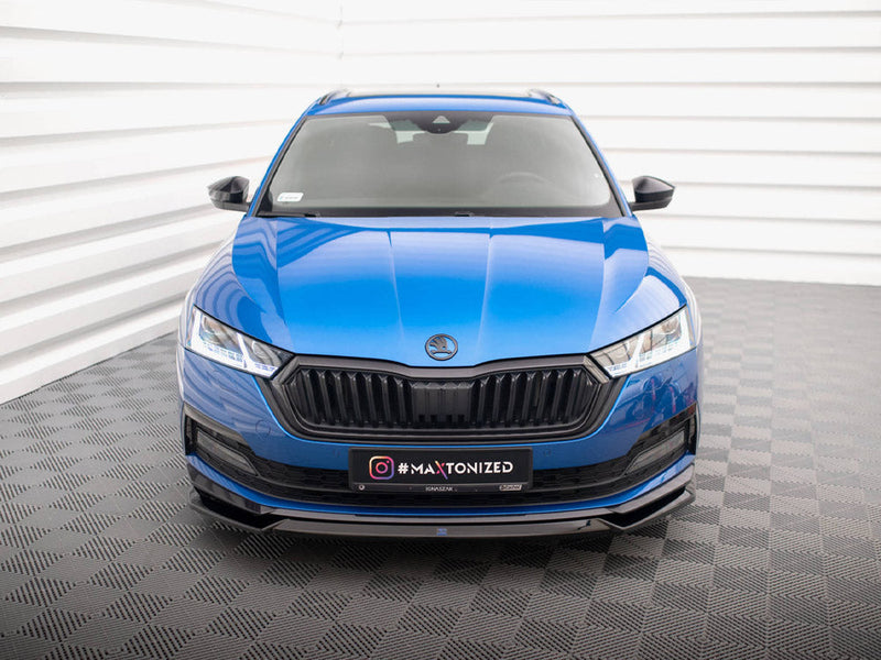 Maxton Design - FRONT SPLITTER V.2 SKODA OCTAVIA SPORTLINE MK4
