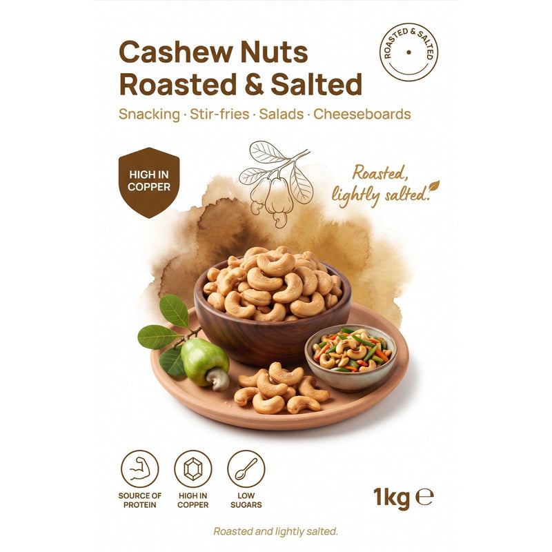 Cashew Nuts, Roasted & Salted