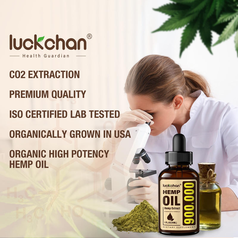 2-Pack Premium Hemp Oil - Sleep & Relaxation, Anxiety & Stress Relief | Organic Tincture Drops