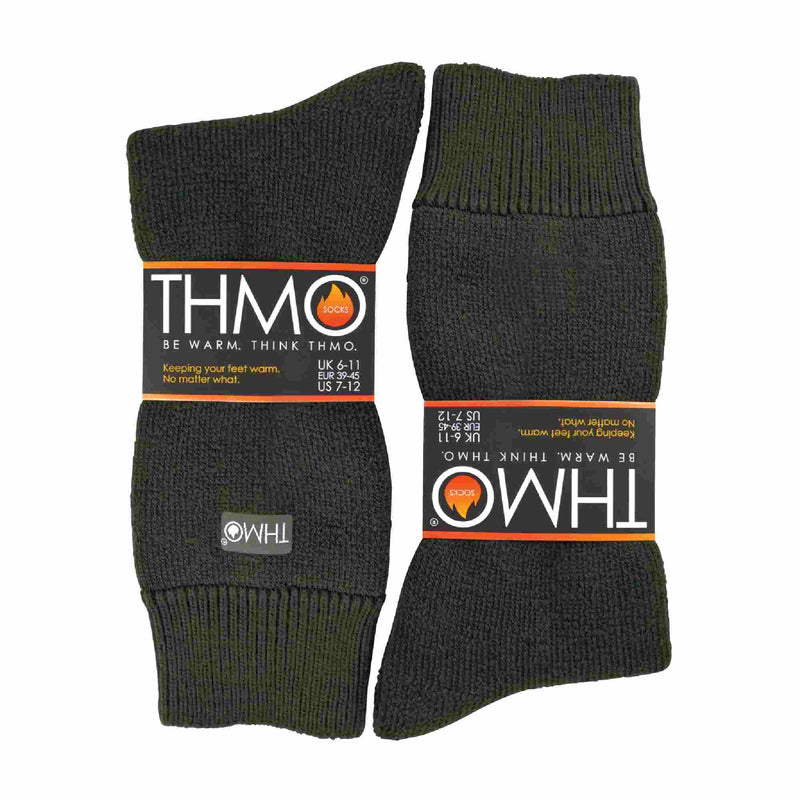 Mens Thick Winter Thermal Socks with Seamless Toe (Multipack Options)