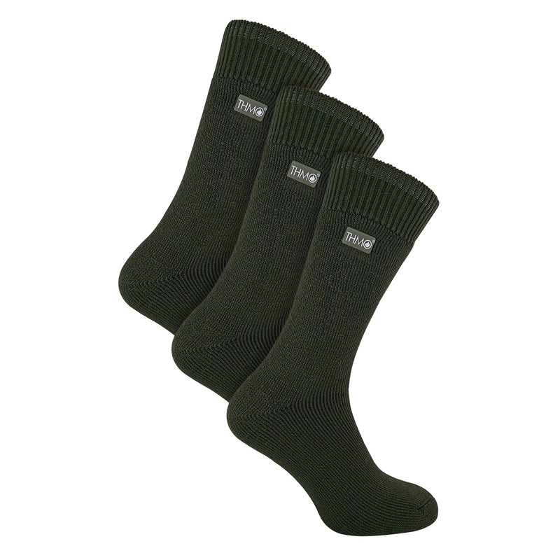 Mens Thick Winter Thermal Socks with Seamless Toe (Multipack Options)