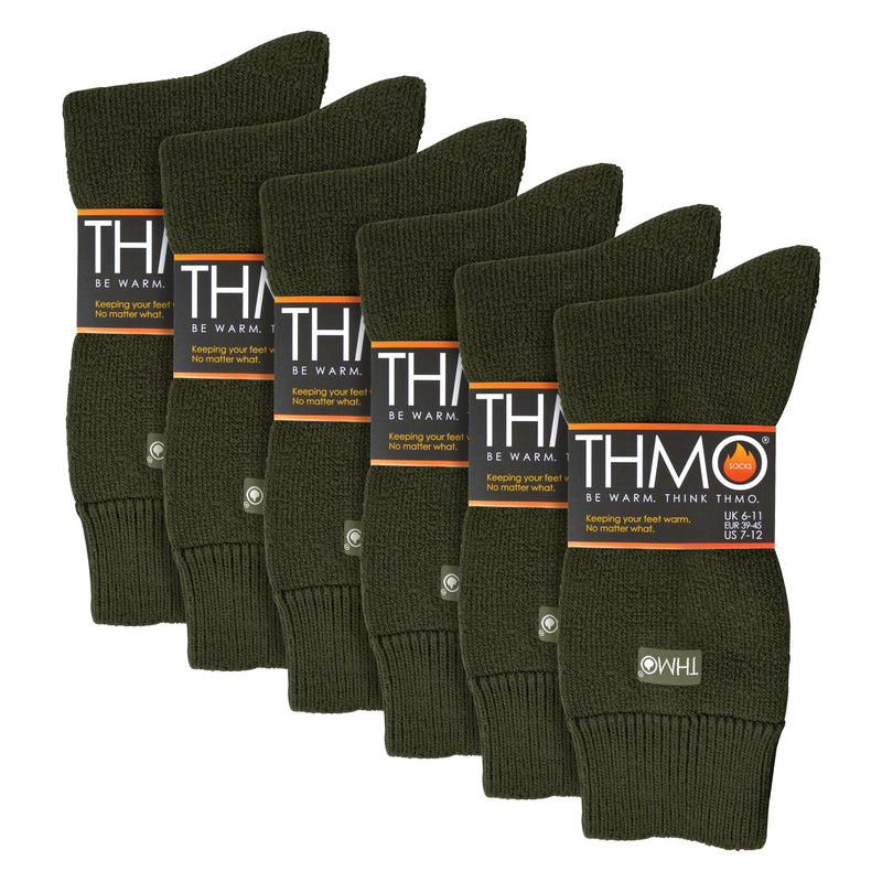 Mens Thick Winter Thermal Socks with Seamless Toe (Multipack Options)