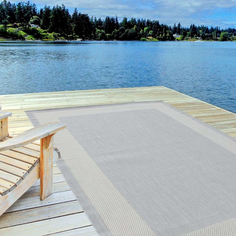 Ecology Outdoor Rug Grey | 200g