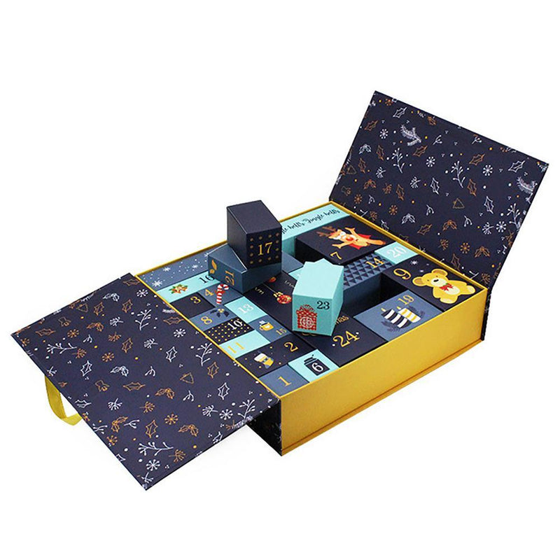 Christmas beautiful countdown calendar gift box
