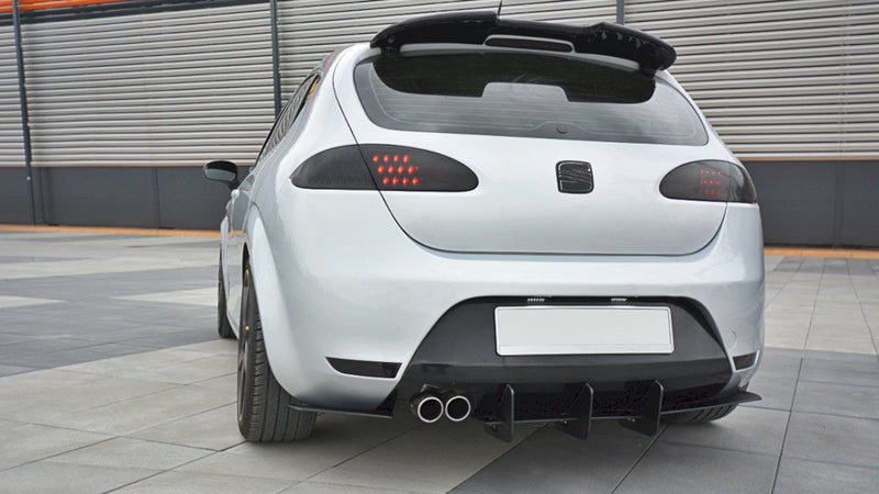 Maxton Design - REAR DIFFUSER V.2 SEAT LEON MK2 CUPRA/FR (2005-2012)