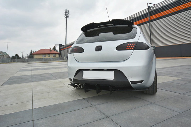 Maxton Design - REAR DIFFUSER V.2 SEAT LEON MK2 CUPRA/FR (2005-2012)