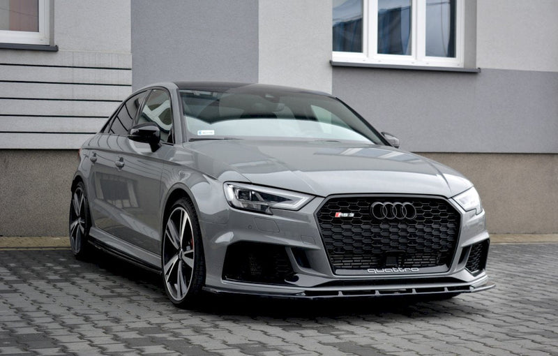 Maxton Design - FRONT SPLITTER V.1 AUDI RS3 8V FACELIFT SEDAN (2017-20)